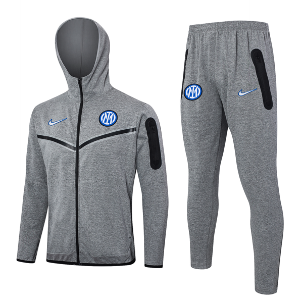 Hoodies Inter Milan 2024-2025 Grau 3